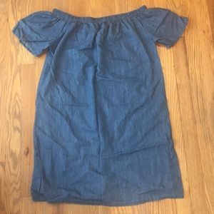 Merona Off the Shoulder Chambray Dress